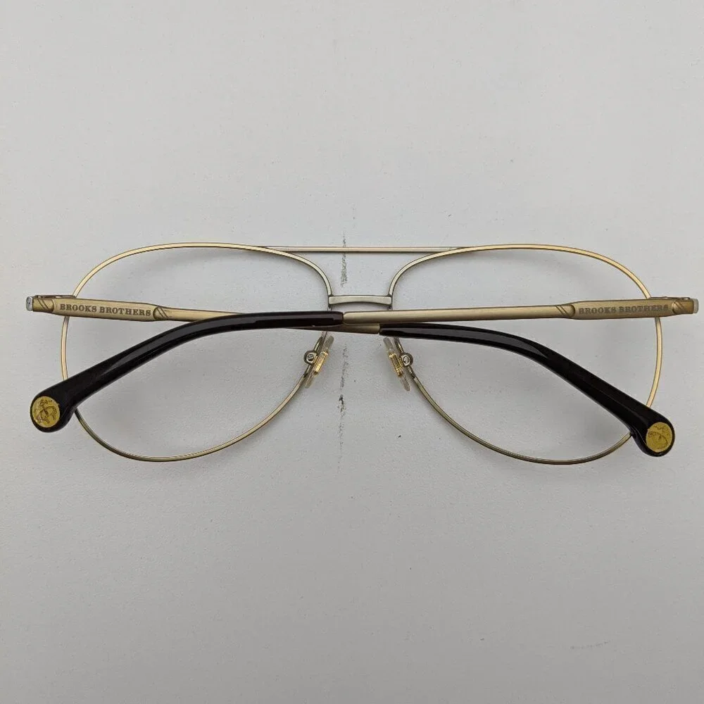 🕶️Frame only! Brooks Brothers BB4025 164571 Aviator Sunglasses 58/14-140/JLE539​